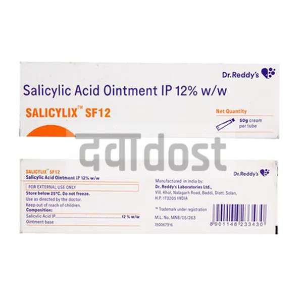 Salicylix SF 12% Cream 50gm