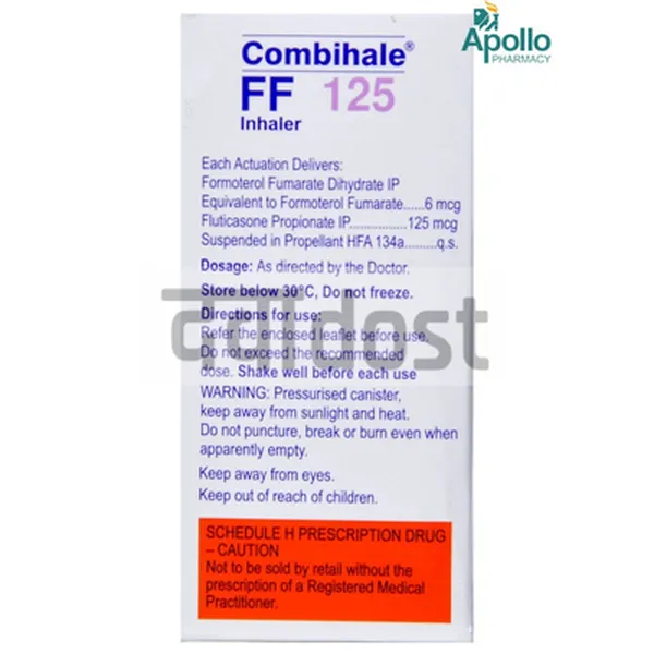 Combihale FF 6mcg/125mcg Inhaler 120mdi