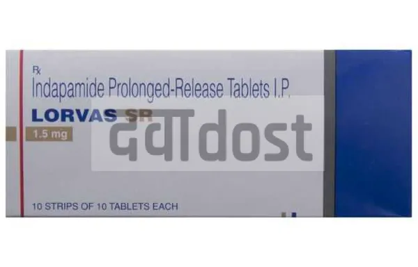 Lorvas 1.5mg Tablet SR 10s