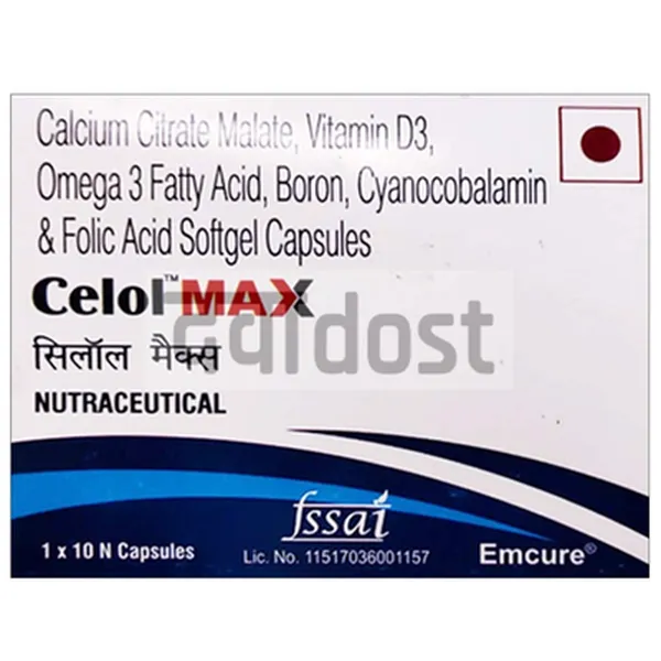 Celol Max Soft Gelatin Capsule 10S 