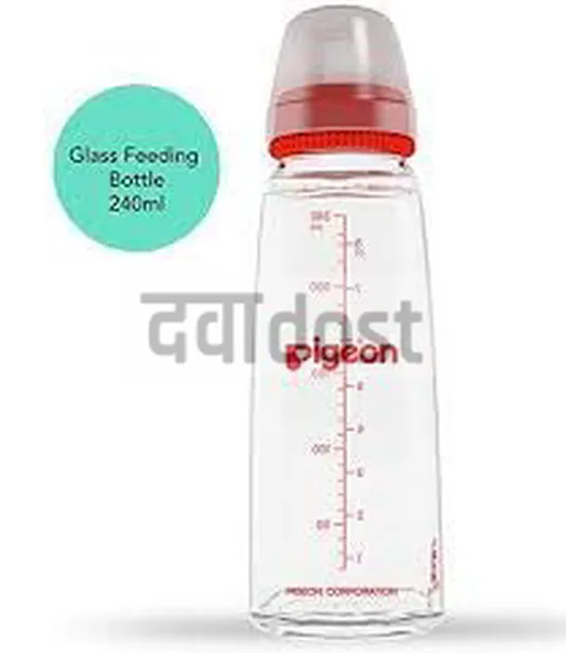 Pigeon Feeding Glass Bottle 4+  