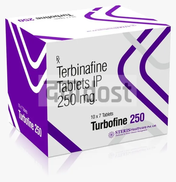 Turbofine 250mg Tablet 7s