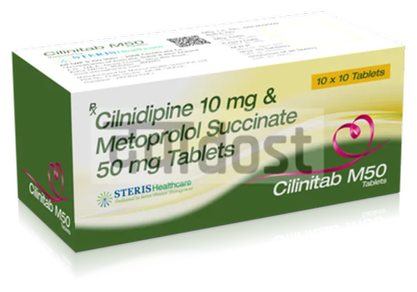 CILINITAB M 10MG/50MG TABLET 10S