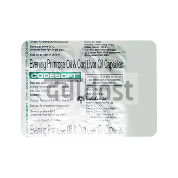 Codesoft Soft 300mg Gelatin Capsule 10s