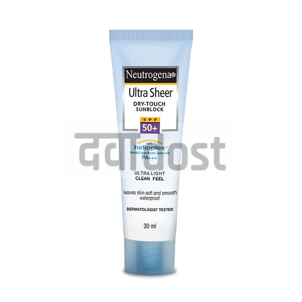 Neutrogena Ultra Sheer Dry Touch Sunblock SPF 50+ Lotion 30ml