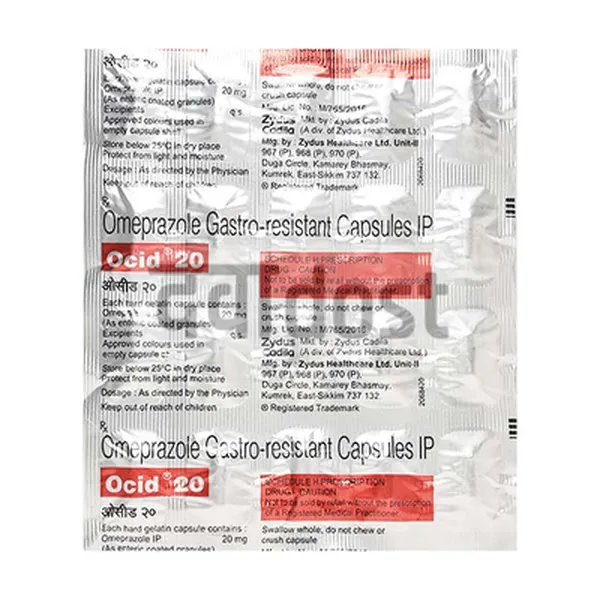 Ocid 20mg Capsule 20s