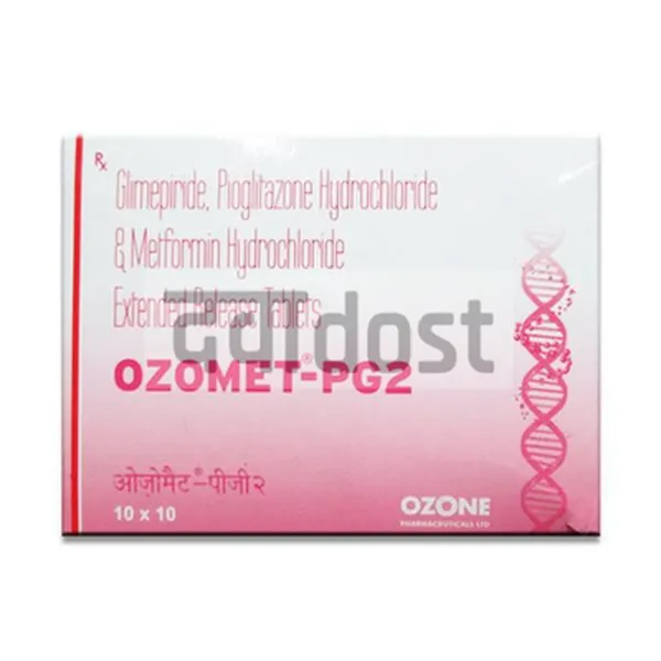 Ozomet PG 2mg/500mg/15mg Tablet ER