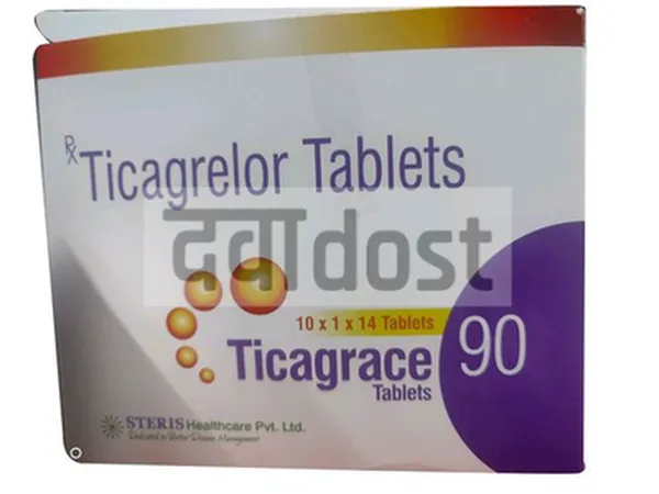 Ticagrace 90mg Tablet 14s