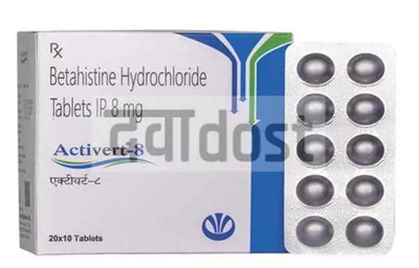 Activert 8mg Tablet 10s