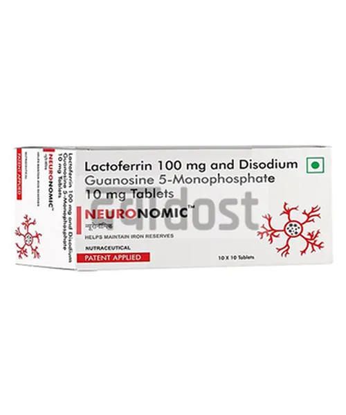 Neuronomic 10mg/100mg Tablet 10s