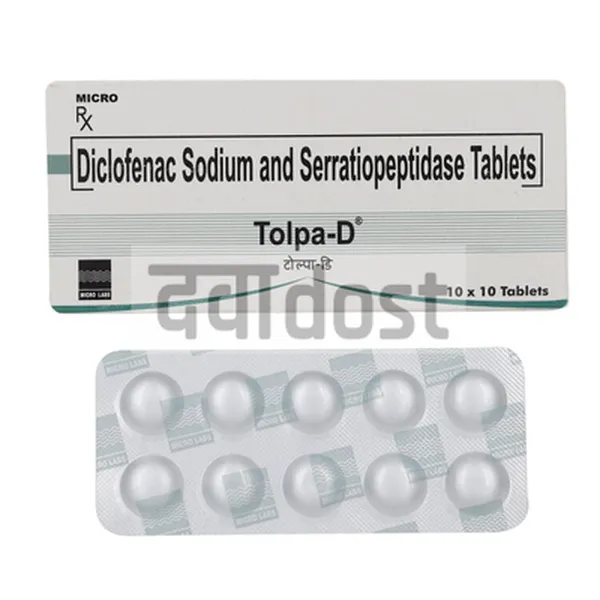 Tolpa D 50mg/10mg Tablet 10s