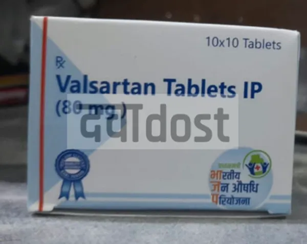 Valsartan 80mg Tablet 10s