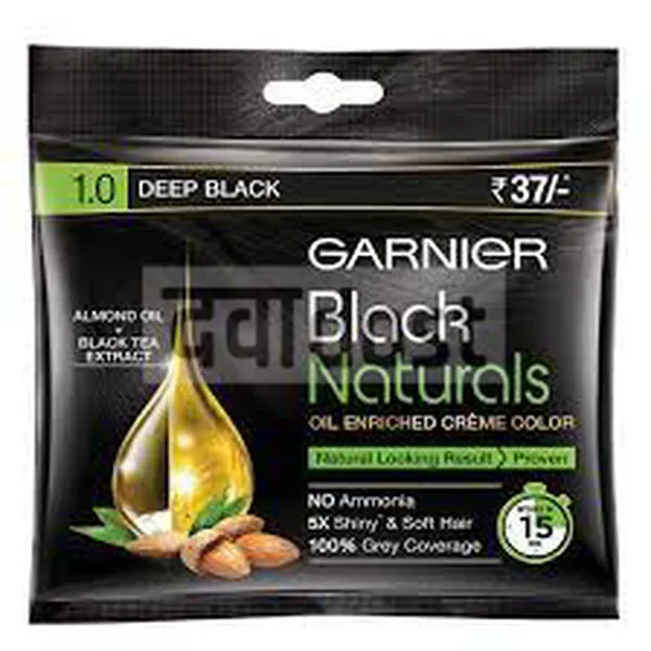 Garnier Black Natural 3 Black brown Hair color Pouch 1s