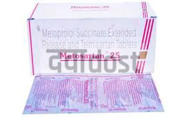 Metosartan CH 12.5mg/25mg/40mg Tablet ER 10s