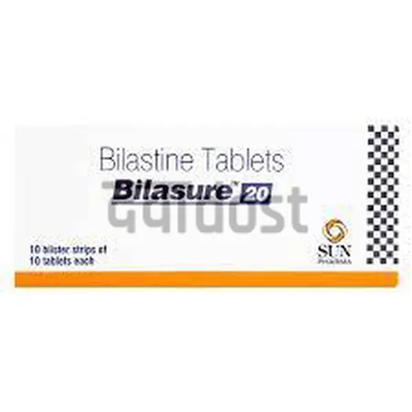 Bilasure 20mg Tablet 10s