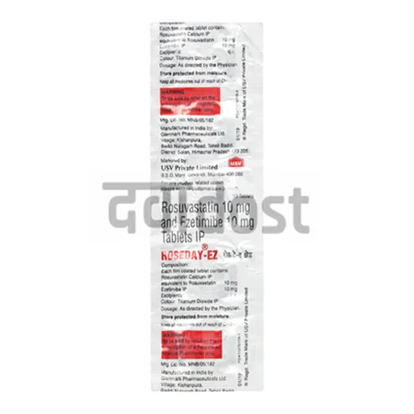 Roseday EZ 10mg/10mg Tablet 10s