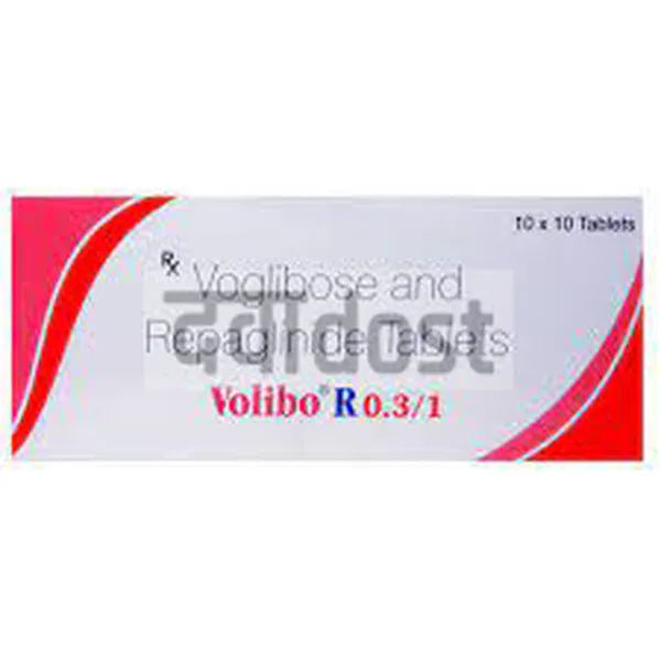 Volibo R 1mg/0.3mg Tablet 10s