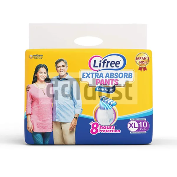 Lifree Adult Absorbent Pant Diaper XL 10s