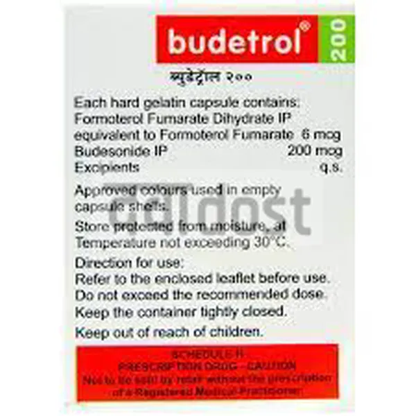 Budetrol 6mcg/200mcg Rotacap 30s