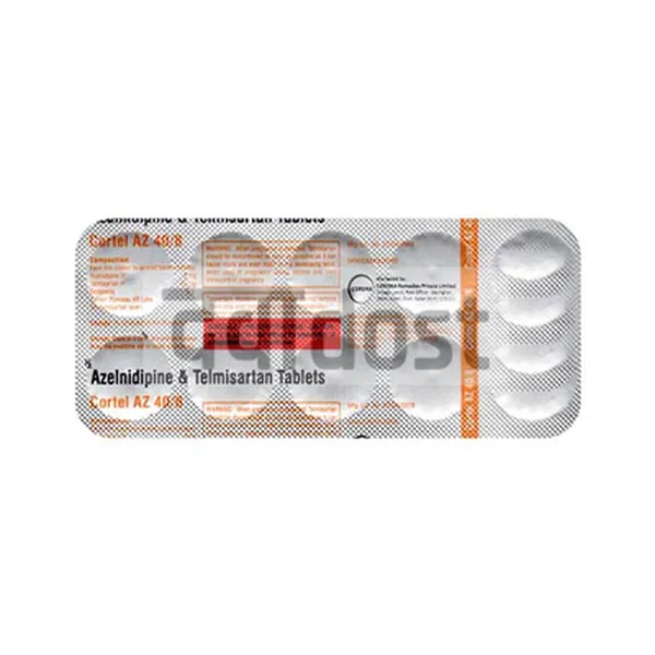 Cortel AZ 40mg/8 Tablet 10s