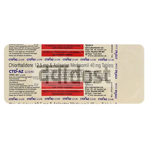 CTD AZ 40mg/12.5mg Tablet 10s