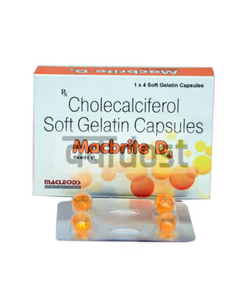 Macbrite D3 Soft Gelatin Capsule 4s