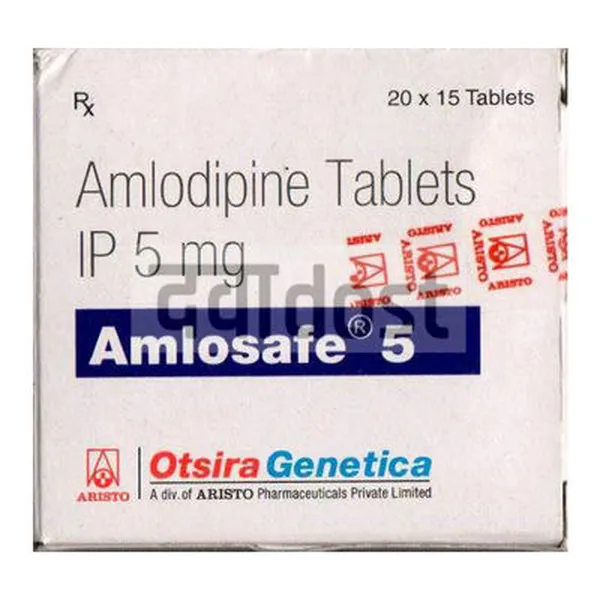 Amlosafe 5mg Tablet 15s