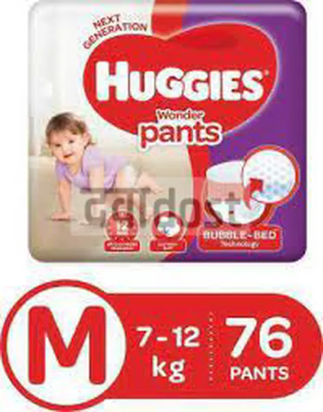 Huggies Wonder Pants Diaper M 76s