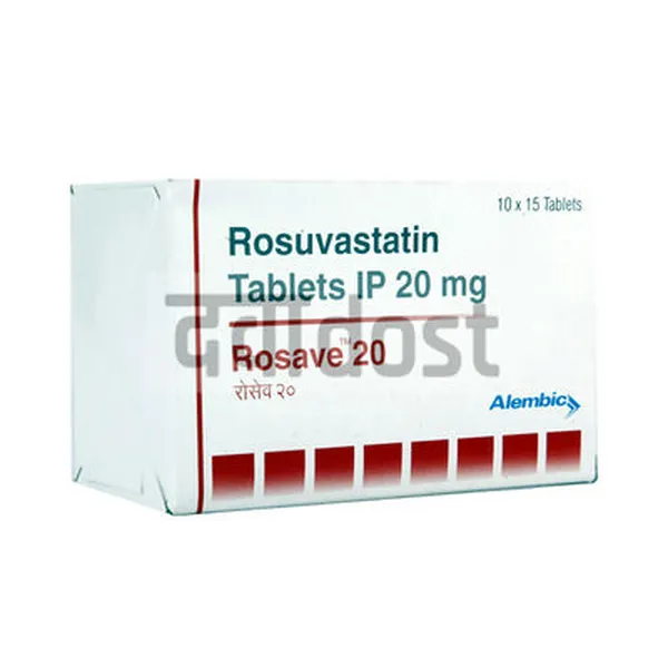 Rosave 20mg Tablet 15s