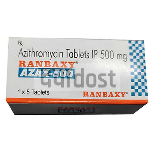 Azax 500mg Tablet 5s