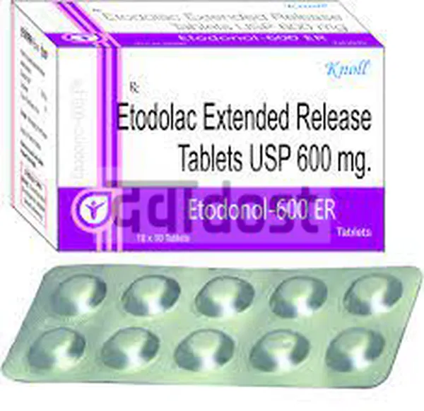 Etodonol 600mg Tablet ER 10s