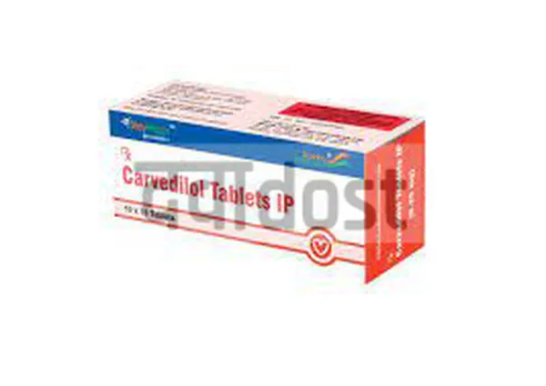 Carvediol 6.25mg Tablet 10s