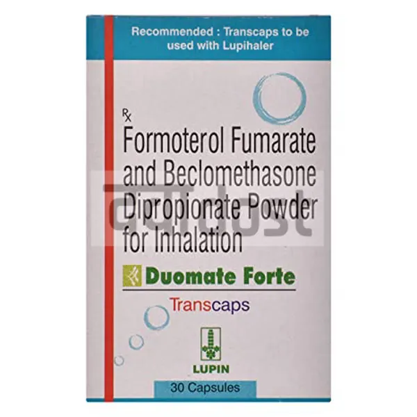 Duomate Forte 400mcg/6mcg Transcaps 30s