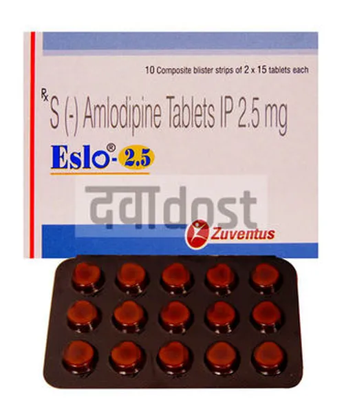 Eslo AT 2.5mg/50mg Tablet 15s