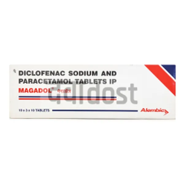 Magadol 100mg/500mg Tablet 10s