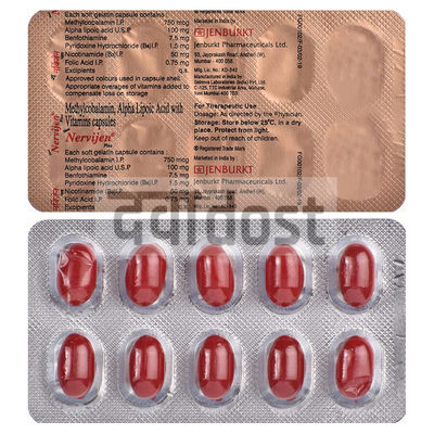 New Nervijen Plus Soft Gelatin Capsule 10s