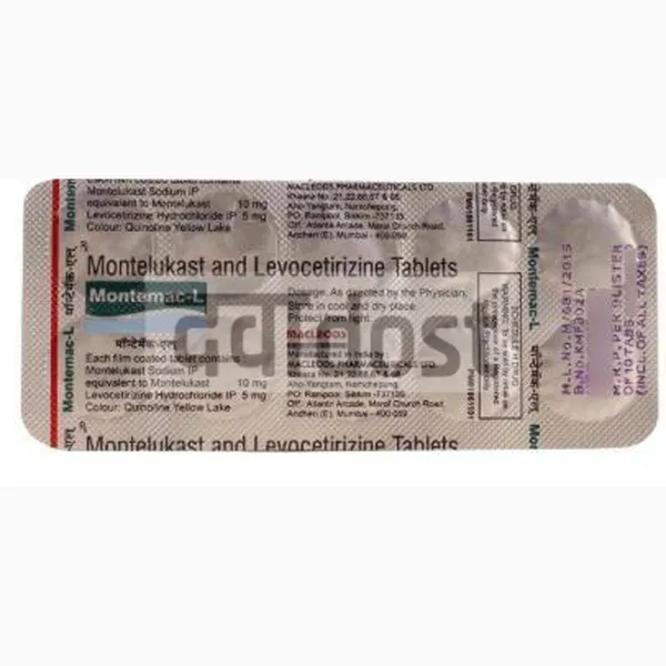 Montemac L 5mg/10mg Tablet 10s