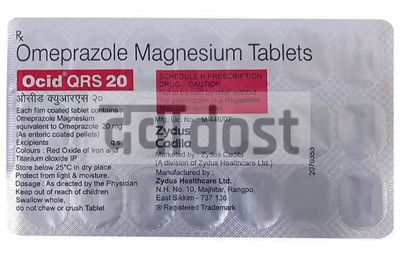 Ocid QRS 20mg Tablet 20s