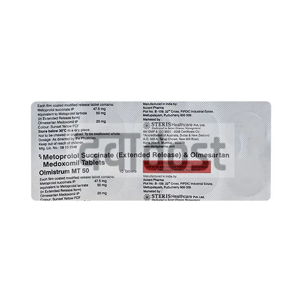 Olmistrum MT 20mg/50mg Tablet 10s