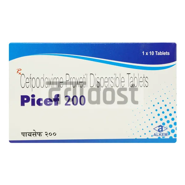 Picef 200mg Tablet 10s