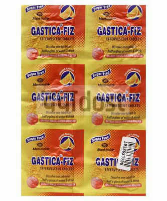 Gastica Fiz Effervescent Tablet Orange 6s