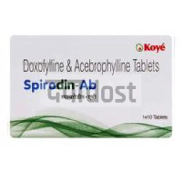 Spirodin AB 400mg/100mg Tablet 10s