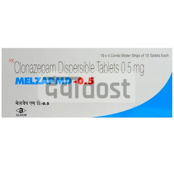 Melzap 0.5mg Tablet MD 15s