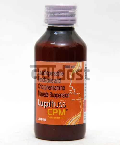 Lupituss CPM 20mg/4mg Syrup 100ml