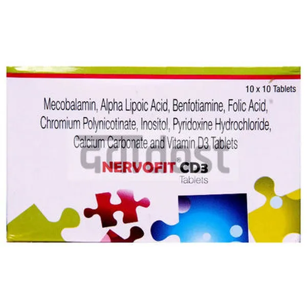 Nervofit CD3 Tablet 10s