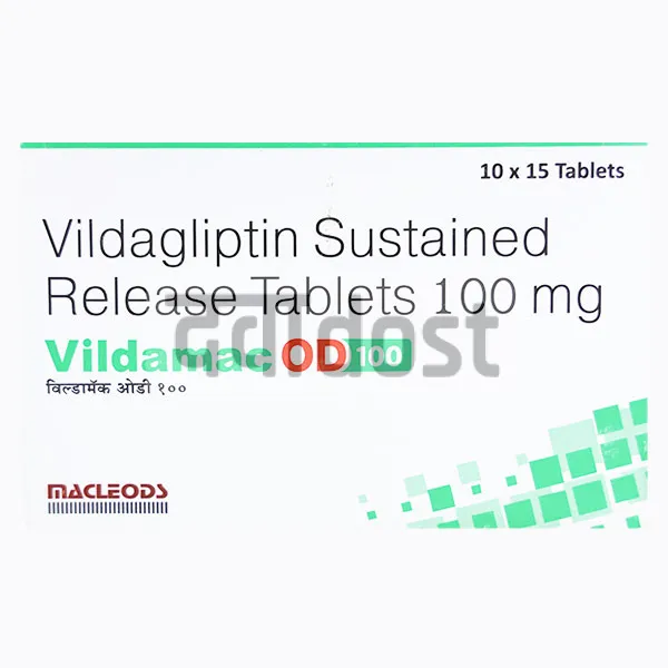 Vildamac OD 100mg Tablet 15s