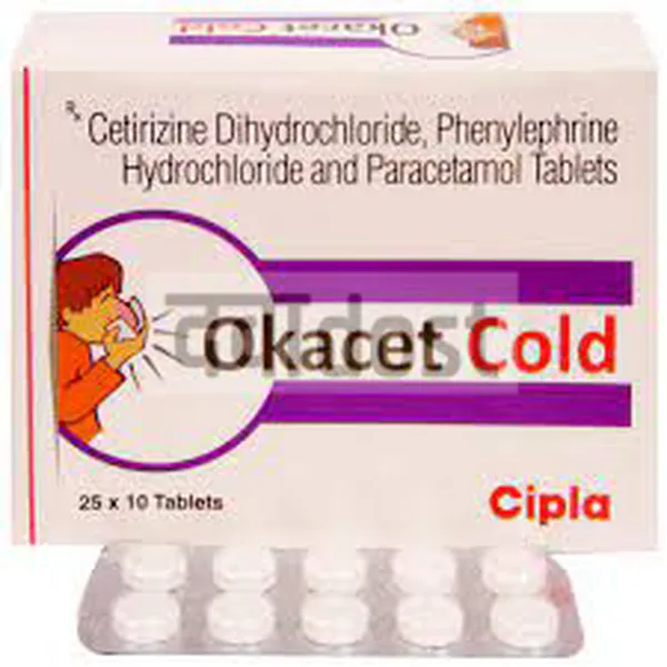 Okacet Cold Total Tablet 10s