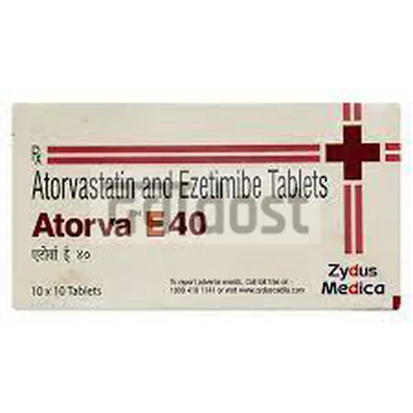 Atorva E 40mg/10mg Tablet 10s