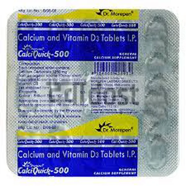 Calciquick 500mg Tablet 15s