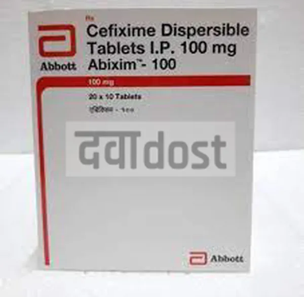 Abixim 100mg Tablet DT 